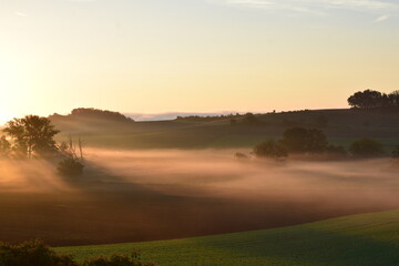 colorful winter sunrise