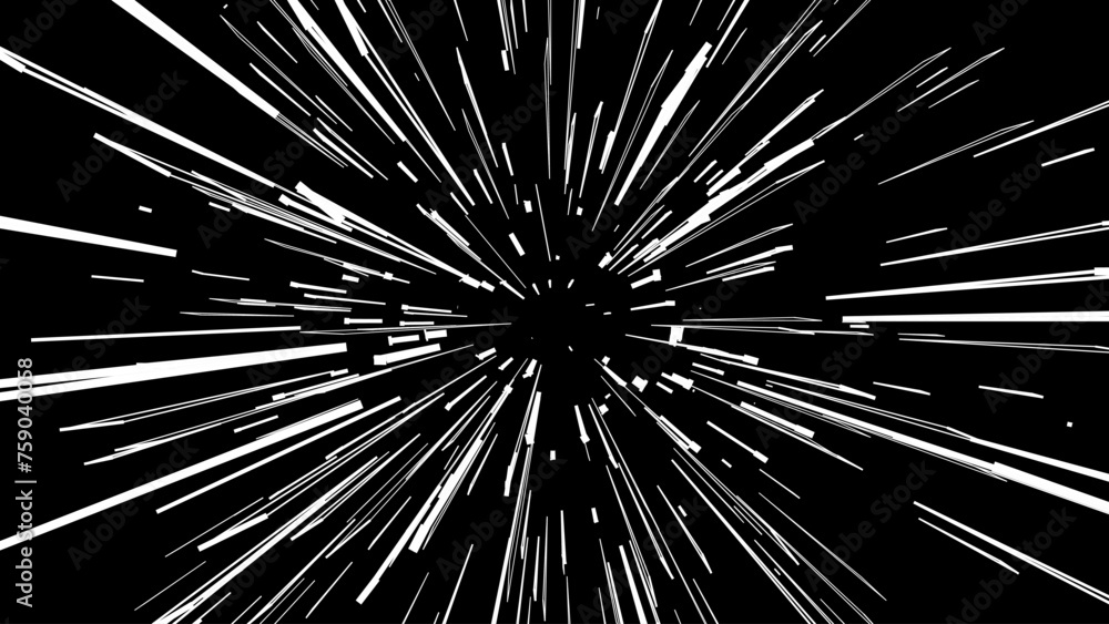 Aufkleber abstract comic book flash explosion blast radial lines. comic radial speed lines. graphic explosion 