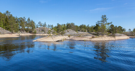 The coast of Lake Ladoga - 759040676