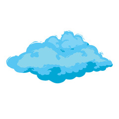 blue sky with clouds illustration vector
