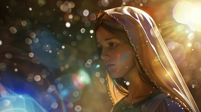 Feast of the Immaculate Conception: Honoring the Divine Conception of Virgin Mary, Celebrated in Catholic Countries.