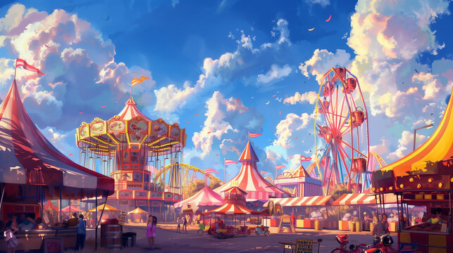 view of the mela in city