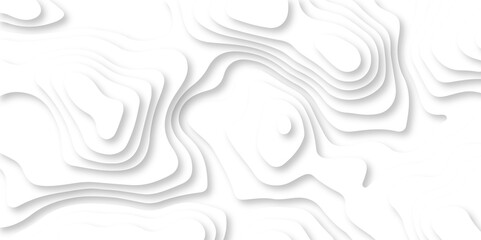 Luxury gray and white wave Seamless abstract papercut background 3d realistic design use for ads banner and advertising print design vector. 3d topography relief. Vector topographic illustration.