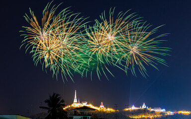 Fireworks in Phetchaburi 140324 