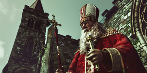 Saint David, the patron saint of Wales, celebrated by Welsh communities worldwide with parades, concerts, and traditional foods like cawl and Welsh cakes