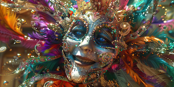 Mardi Gras, French for 'Fat Tuesday,' is a lively carnival celebrated in many countries, particularly in New Orleans, with parades, masquerade balls, and indulgent feasting before Lent