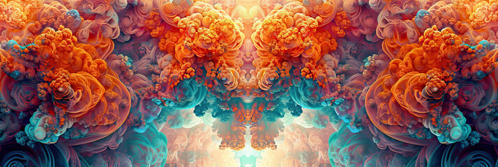 Mystic Mirage: Surreal Abstract Patterns of Illusion, playing tricks on the eye and the mind - obrazy, fototapety, plakaty
