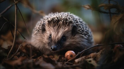 hedgehog in the garden