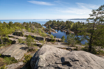 The coast of Lake Ladoga - 759054211