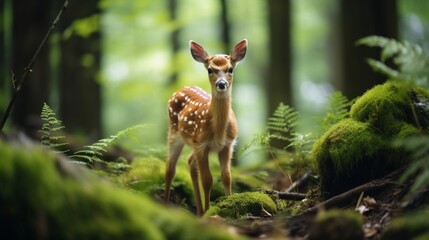 deer in the forest