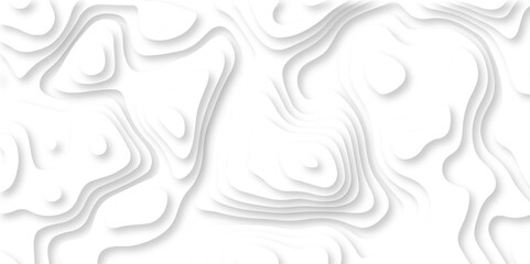 Fototapeta premium Luxury gray and white wave Seamless abstract papercut background 3d realistic design use for ads banner and advertising print design vector. 3d topography relief. Vector topographic illustration.