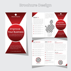 Business Trifold brochure Design