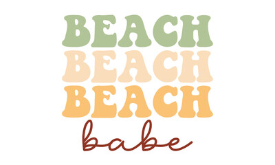 Retro summer svg design, summer svg design