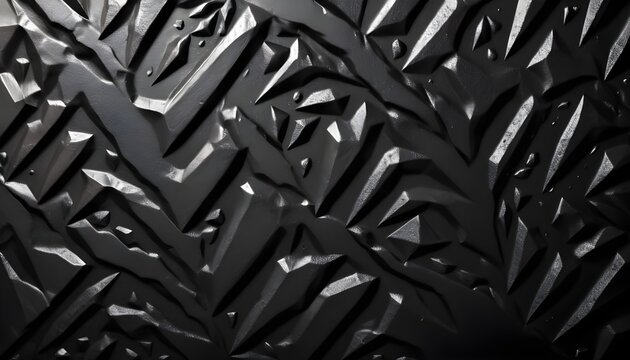 3D irregular rough pattern dark metal slab texture