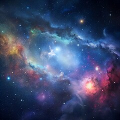 Obraz premium Galaxy and space-themed background