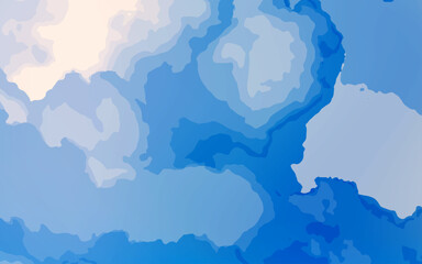watercolor white and blue gradients background