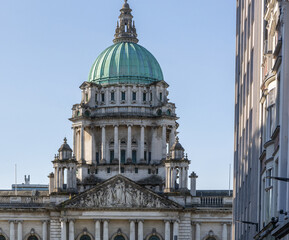Fototapeta na wymiar Belfast City Hall in Northern Ireland, UK