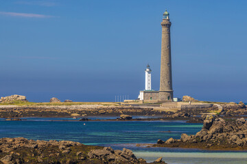 Virgin Island Lighthouse (Phare de Lile Vierge), Plouguerneau, Finistere, Brittany, France