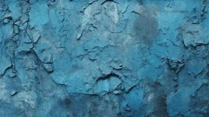 blue paint on a wall