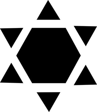 Star David icon. The Star of David (Magen David in Hebrew, Shield of David, Solomon's Seal is a generally recognized symbol of Judaism and Jewish identity. Geometrically it is a hexagram Abstract .