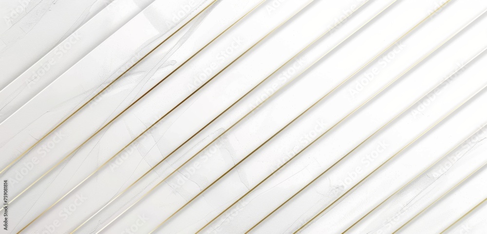Poster white background with golden lines, simple geometric shapes generative ai