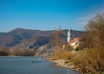 The medieval town of Dürnstein along the Danube