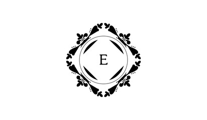 Elegant Anniversary Card Alphabetical Logo