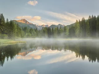 Deurstickers Krakau Schattensee, Krakauschatten, Schladminger Tauern, Steiermark, Österreich