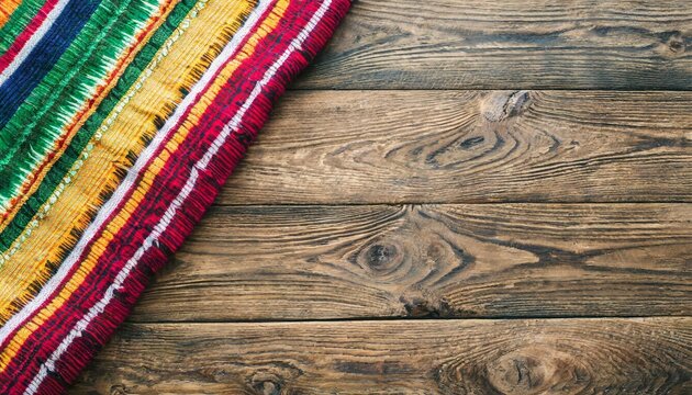 cinco de mayo background decorated image made from mexican blanket stripes or poncho serape background