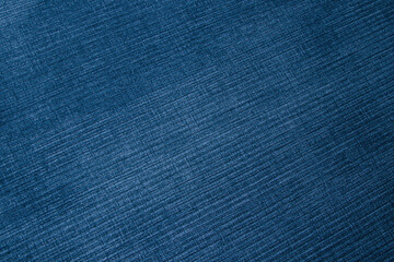 Textured corduroy furniture fabric in blue colors