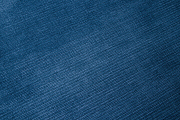 Textured corduroy furniture fabric in blue colors