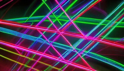 abstract background with neon light