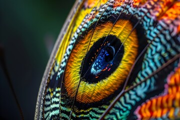 Vibrant Butterfly Wing Eye in 