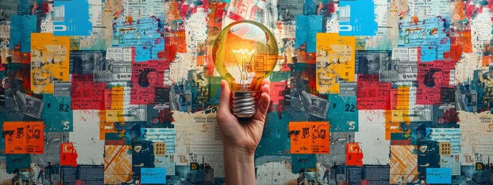 Design art concept abstract contemporary modern background business graphic idea. Work concept art design retro office poster icon hand team success digital ad artwork visual technology research job.