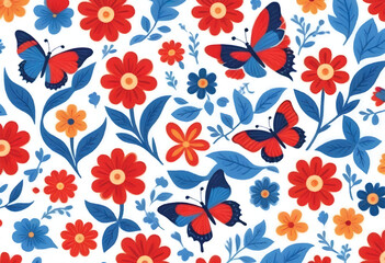 Obraz premium vector watercolor spring floral and leaves collection