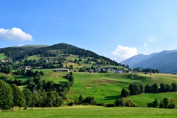 Abwaschbare Fototapete Krakau Herrlicher Blick auf Krakauebene mit Tockneralm (Steiermark, Österreich)