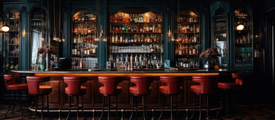 Vintage Luxury Bar Interior Faraday