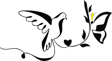 illustration of a bird