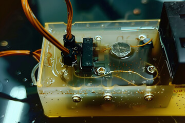 Epoxy Potting for Electronics Encapsulation with Air Voids, Cavities, and Softness in the Resin