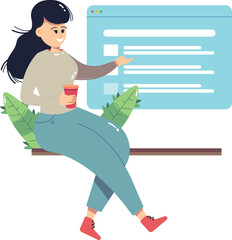 person in the office