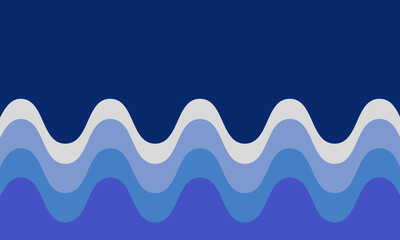 Minimalist Blue Waves Background