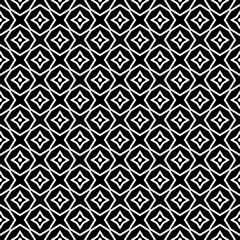 Black and white seamless abstract pattern. Background and backdrop. Grayscale ornamental design.