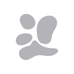 Hand drawn abstract shape