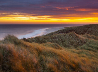 Sonnenaufgang am Ellenbogen, Sylt, Schleswig-Holstein, Deutschland