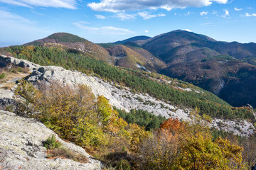 Autumn of sanctuary Belintash at Rhodope Mountains, Bulgaria