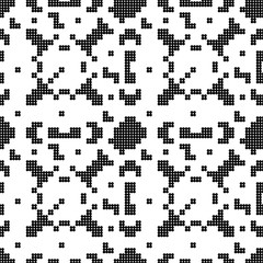 Seamless pattern. Circles ornament. Simple shapes wallpaper. Geometrical backdrop. Digital paper, web designing, textile print. Dots motif. Figures background. Vector