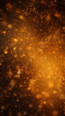 Fototapeta na wymiar Gold sparkle particles abstract Background