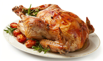 Baked Turkey Feast: Savory and Delicious with Herbs and Veggies