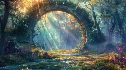 Portal to another world. Passage to another universe.