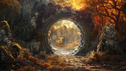 Portal to another world. Passage to another universe.
